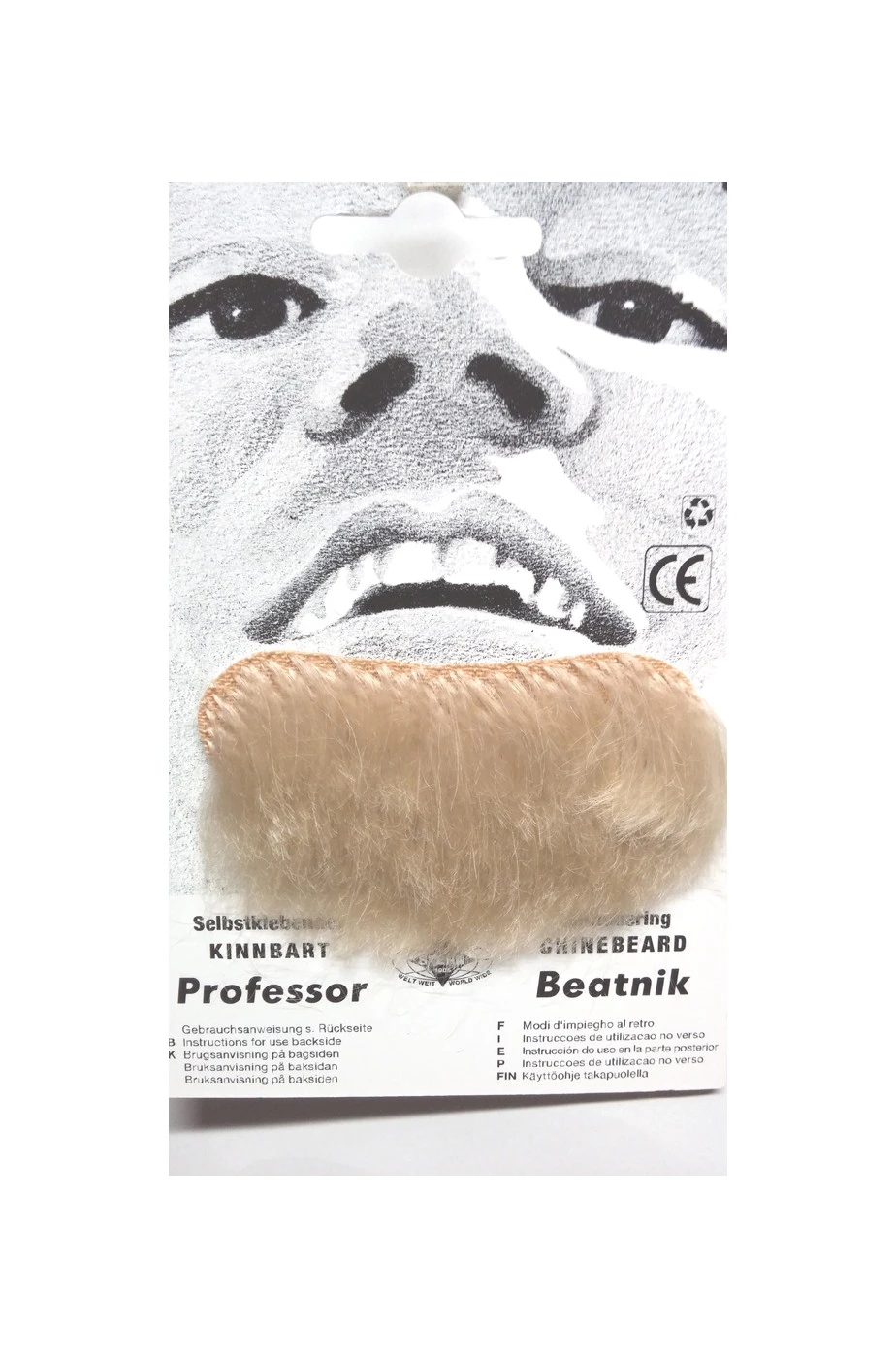 Trucco: Barba Finta Pizzetto Bionda Professor - immagine 2