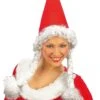 WIDMANN Cappello Babbo Natale Semirigido Con Trecce
