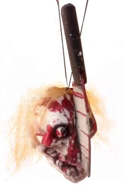 AMSCAN Teschio Da Appendere Con Ascia Conficcata