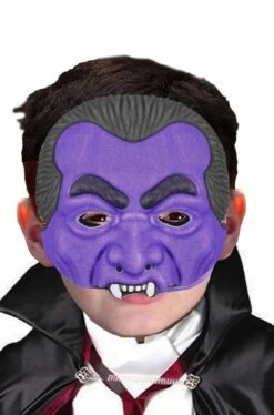 Maschera Halloween Economica Vampiro Dracula In E.V.A.