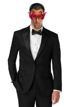 Maschera Diavolo Demone Rossa