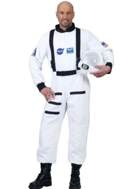 Costume Tuta Da Astronauta Adulto Bianca Space Shuttle
