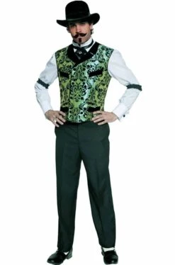 Smiffys Costume Da Baro Gambler Del West Giocatore Di Poker