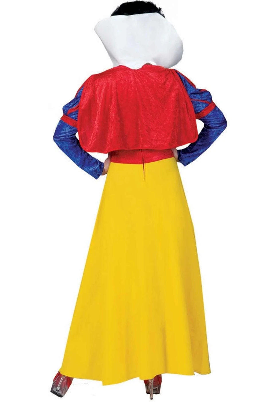 Costume Di Carnevale Da Donna Da Biancaneve Classica Con Mantellina - immagine 2