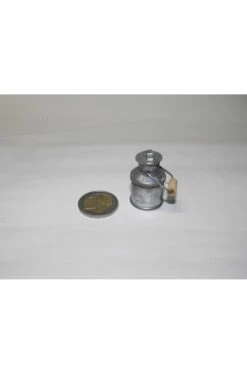 Accessori Presepe Contadino:Bidone Del Latte Con Manico In Legno