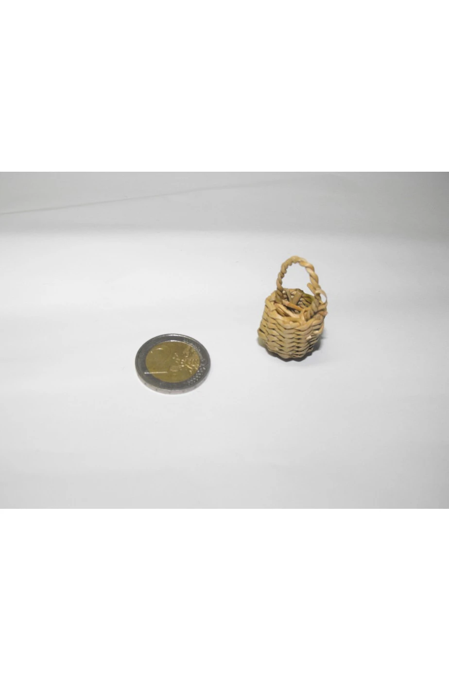 Accessori Presepe Contadino:Cestino In Vimini Piccolo