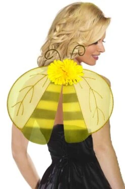 Ali Gialle E Nere Ape In Tulle