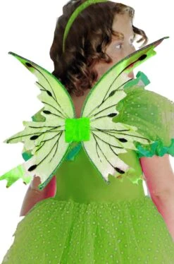 Ali Verdi Trilli, Campanellino, Fata In Tulle Con Bretelline