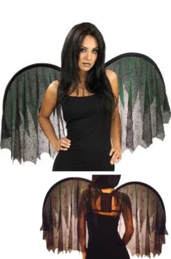 Ali Grandi Nere E Verdi Regina Dei Ragni Larghe Ben 91cm