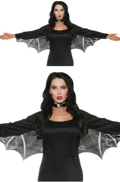 Ali Nere Da Pipistrello Da Indossare Sul Tuo Vestito