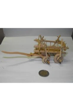 Ambientazione Presepe: Carro In Legno Con Fieno