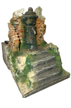 Ambientazione Presepe Fontanella Con Acqua