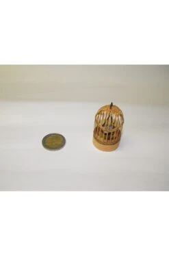 Ambientazione Presepe:Gabbietta Con Uccellino