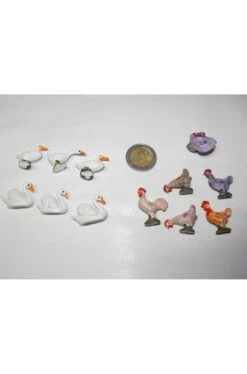 Ambientazione Presepe: Set Animali Gallinacei Aja E Fattoria