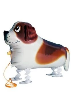 Animaletto Gonfiabile Che Cammina: Cagnolino Sanbernardo