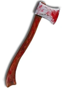 Ascia In Plastica Insanguinata 60 Cm