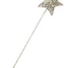 Bacchetta Magica Argento Da Fatina Con Stella
