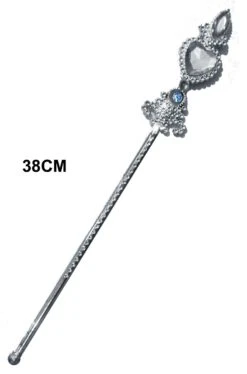 Bacchetta Magica Da Fatina O Scettro Da Regina E Principessa Color Argento