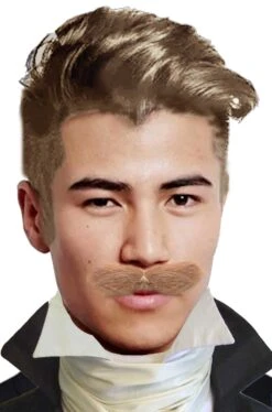 Trucco: Baffi Finti Folti Spessi Biondi Bushy Tirolese Bavarese