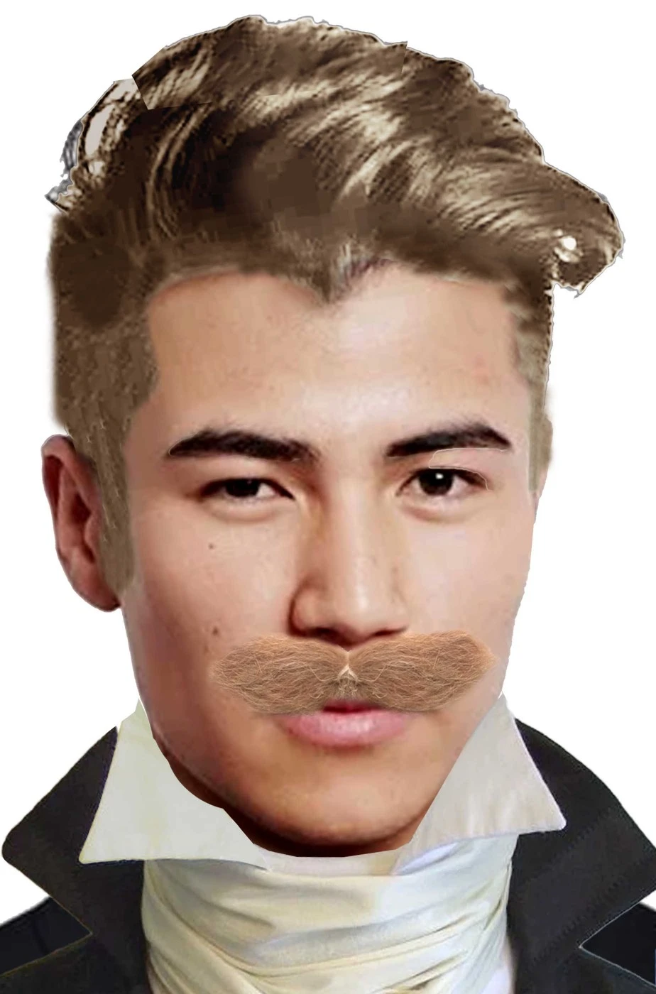 Trucco: Baffi Finti Folti Spessi Biondi Bushy Tirolese Bavarese