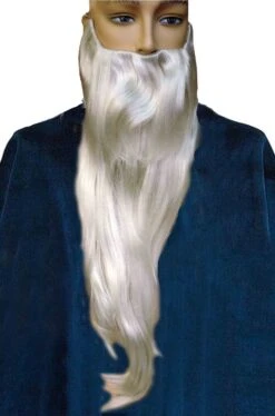 Barba Lunga Bianca Per Gandalf Il Bianco Dal Film Il Signore Degli Anelli Per Merlino E Panoramix Saruman