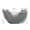 Trucco Teatrale Barba Finta A Trama Sottile Realistica Grigia