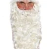 Trucco: Barba Finta Bianca Scura Lunghissima Babbo Natale