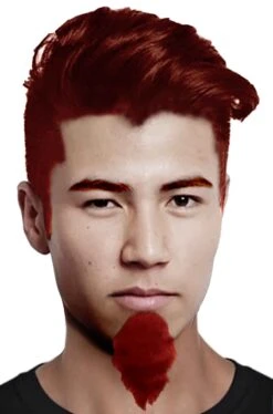 Trucco: Barba Finta Pizzetto A Mosca Rossa Pointed