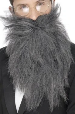 Smiffys Trucco: Barba Grigia Mago Con Elastico