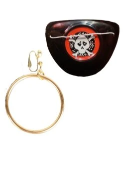 Smiffys Benda Pirata Per L'occhio In Plastica Ed Orecchino