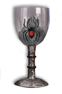 Bicchiere Calice Horror Con Ragno