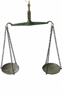 Bilancia Della Giustizia A Trabucco Stadera D'epoca