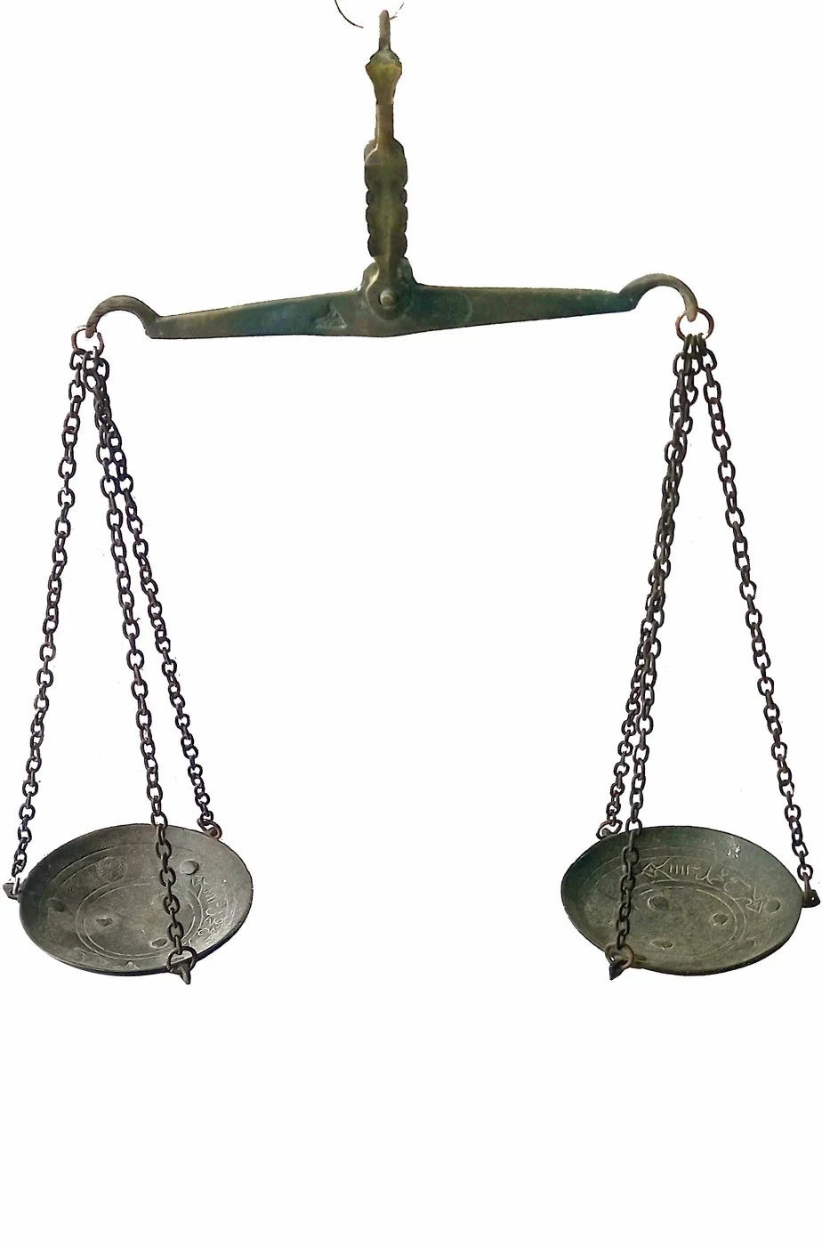 Bilancia Della Giustizia A Trabucco Stadera D'epoca