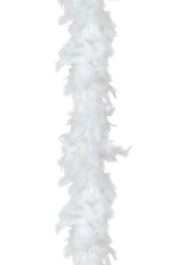 Boa Di Piume Bianco Gr 50 Circa 190 Cm