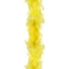 Boa Di Piume Giallo Gr 45 Circa 190 Cm
