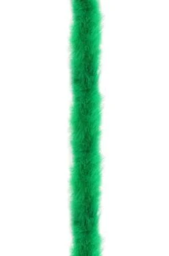 Boa Di Piumette Di Marabou Verde Gr 45 Circa 190 Cm