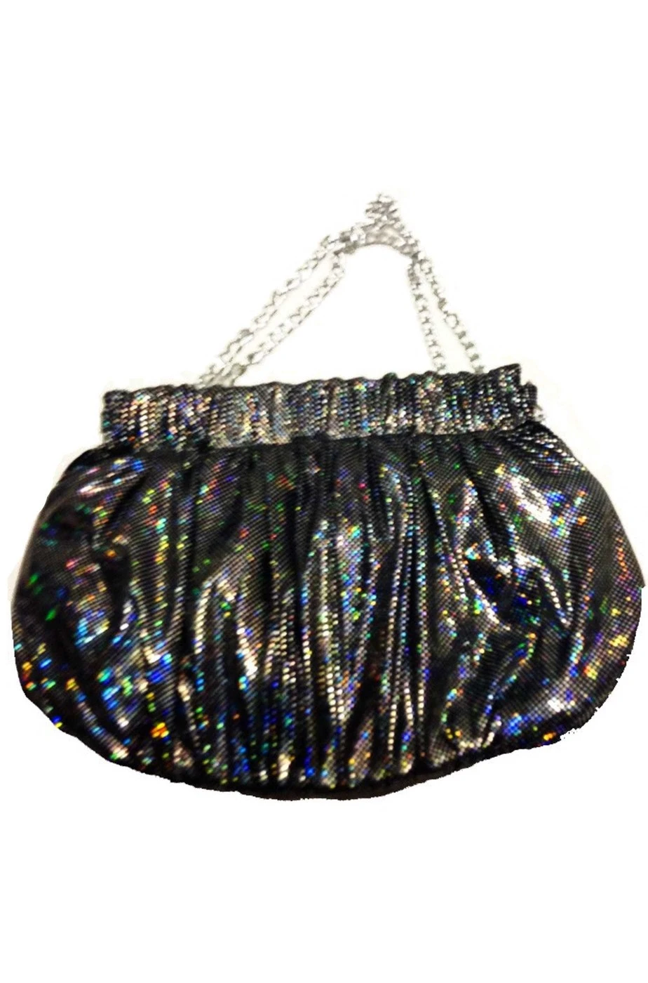 Borsa O Borsetta Disco Anni 70 Argento