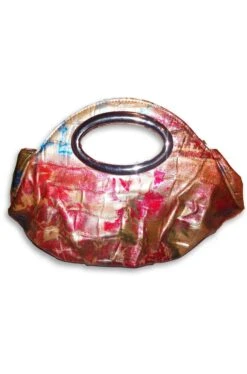 Borsa O Borsetta Disco Anni 60 Anni 70 Oro E Fantasia