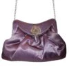Borsa O Borsetta Pochette Grigia Con Cameo