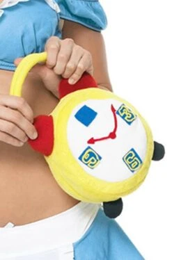 LEG AVENUE Borsa O Borsetta A Orologio Per Bianconiglio Alice Nel Paese Delle Meraviglie