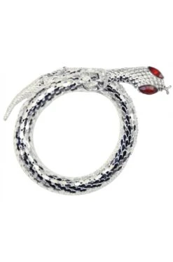 Bracciale Braccialetto Di Metallo A Forma Di Serpente