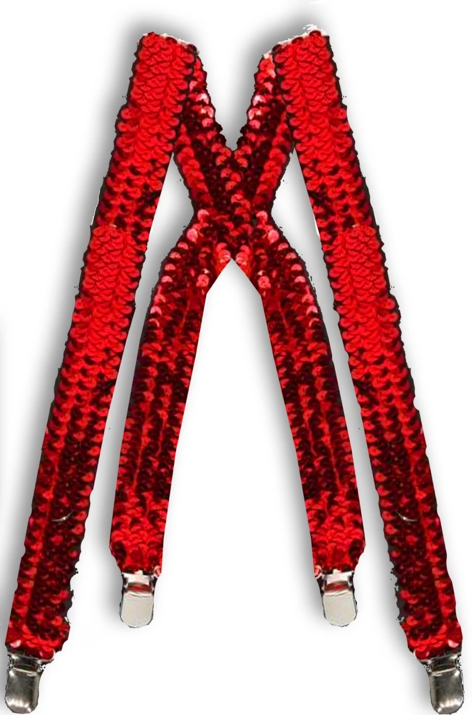 Bretelle Rosse In Paillettes - immagine 2