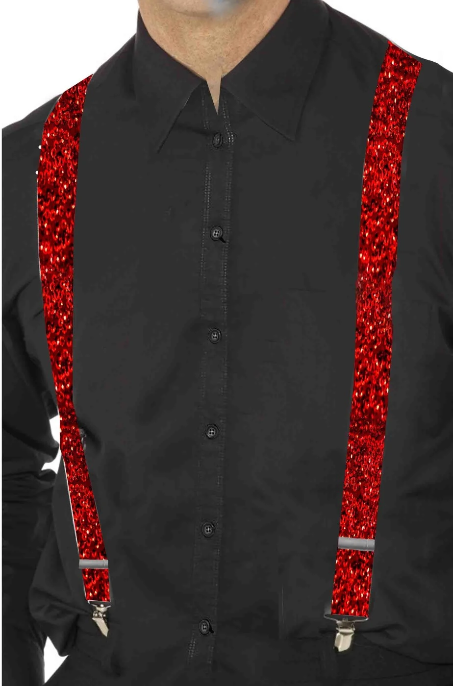 Bretelle Rosse In Paillettes