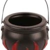 Smiffys Calderone Strega 19cm Diametro Con Fiamme.