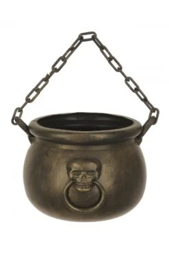 Calderone Strega Pirati 18cm Diametro Con Teschio