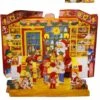 Calendario Dell'Avvento Del Natale Tridimensionale In Cartoncino