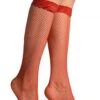 Calze Donna Corte Rosse A Rete
