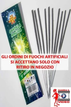 Candela Magica 1a Misura 10 Pezzi 1,9g