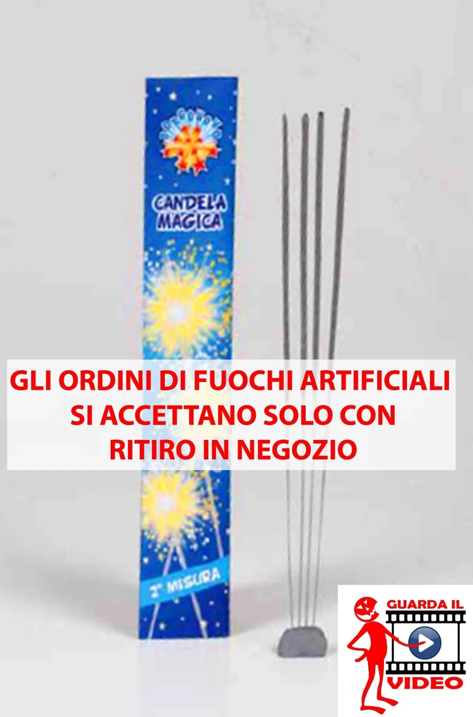 Candela Magica 2° Misura 10 Pezzi