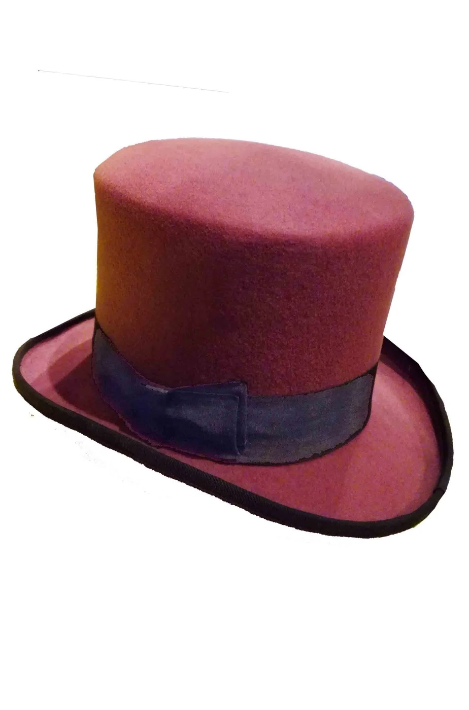 Cappello A Cilindro Adulto Viola Sartoriale Con Piccole Macchie - immagine 2